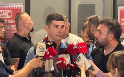 Trabzonspor’un yeni transferi Malinovskyi, Trabzon’da